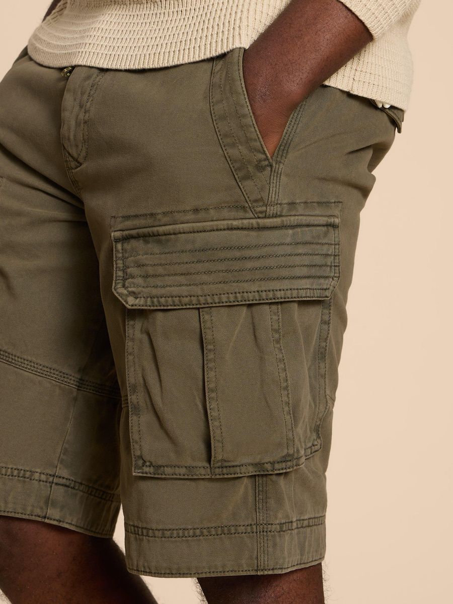Klassische Cargo-Shorts aus Baumwolltwill