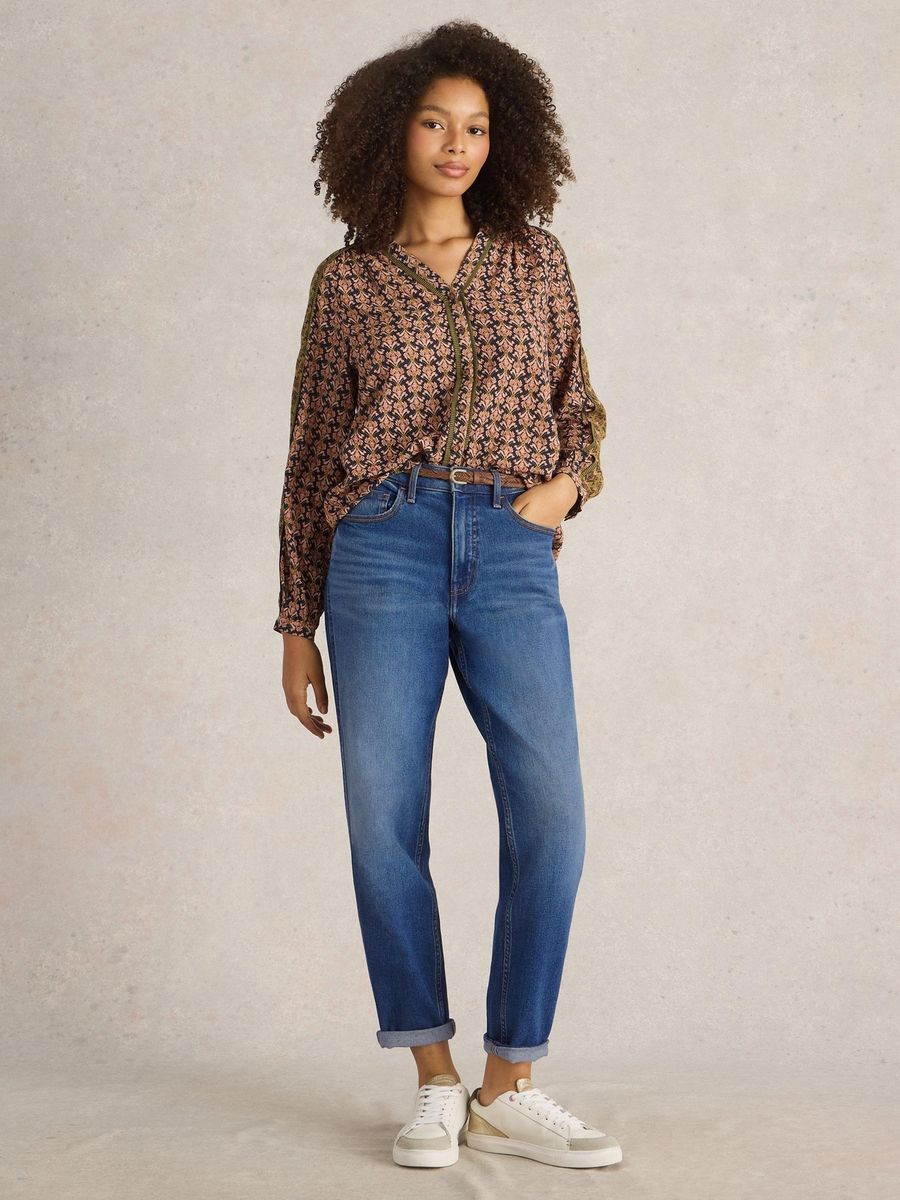 Weekend Jeans mit lockerer Passform