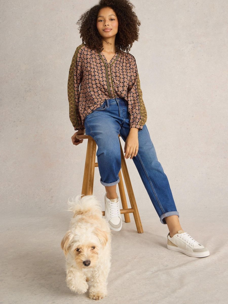 Weekend Jeans mit lockerer Passform