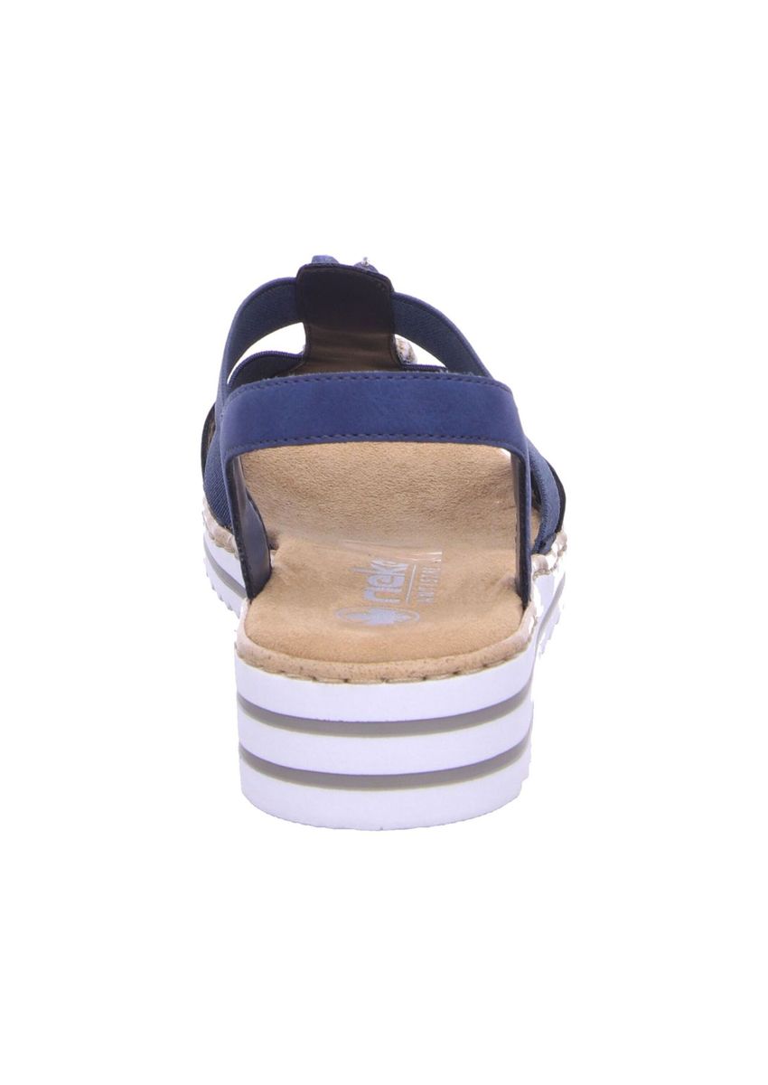 Verzierte Sandale mit Keilabsatz