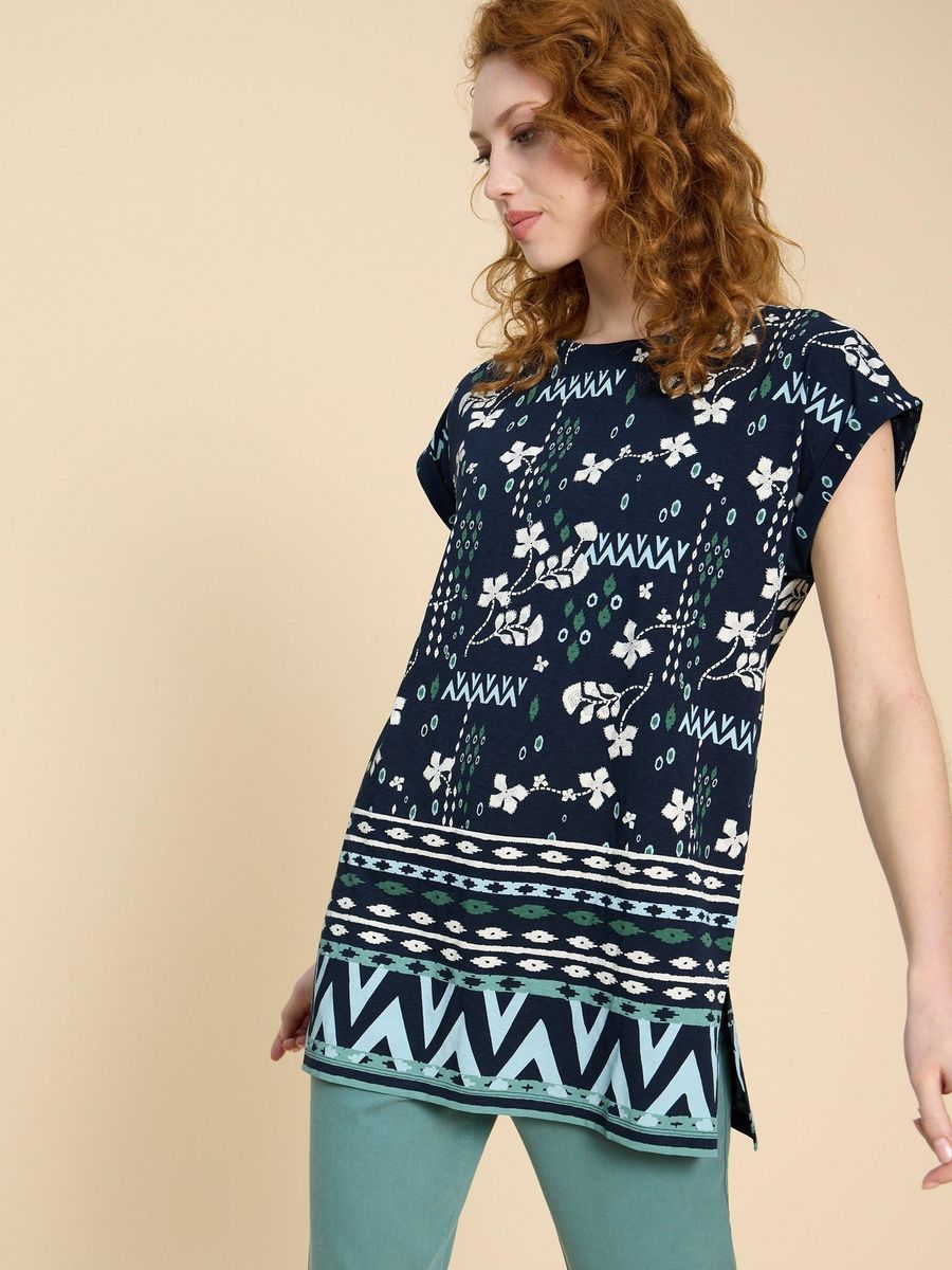 Fair Trade Tunika mit Druck