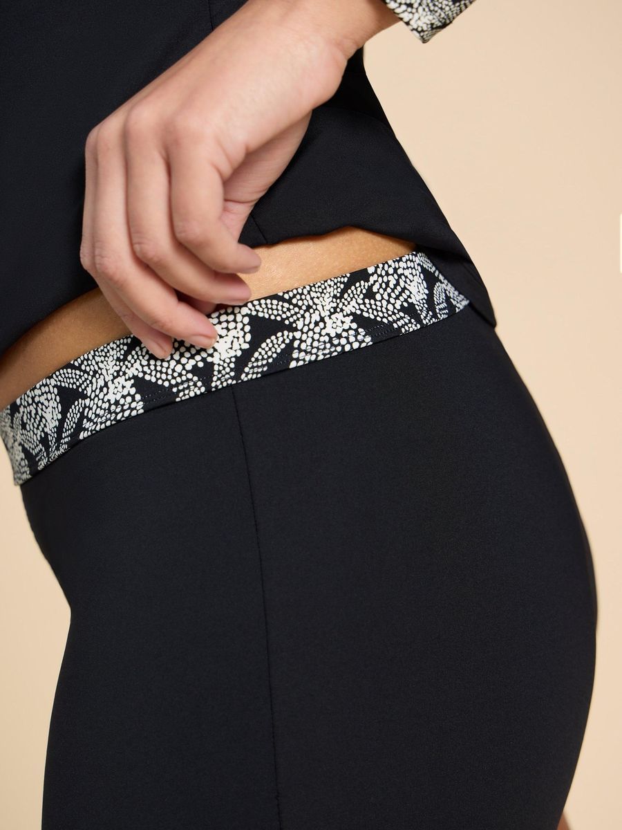 Badeshorts mit bedrucktem Bund