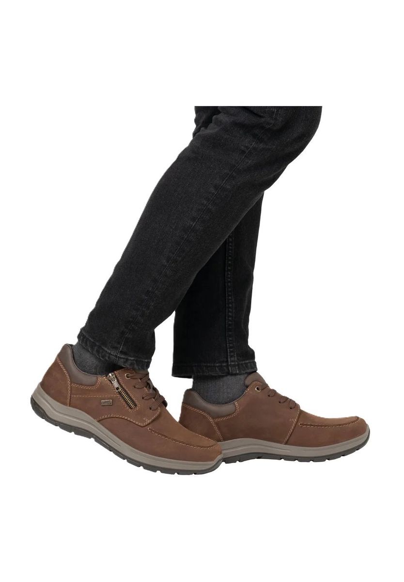 Lässige braune Oxford-Schuhe aus Leder