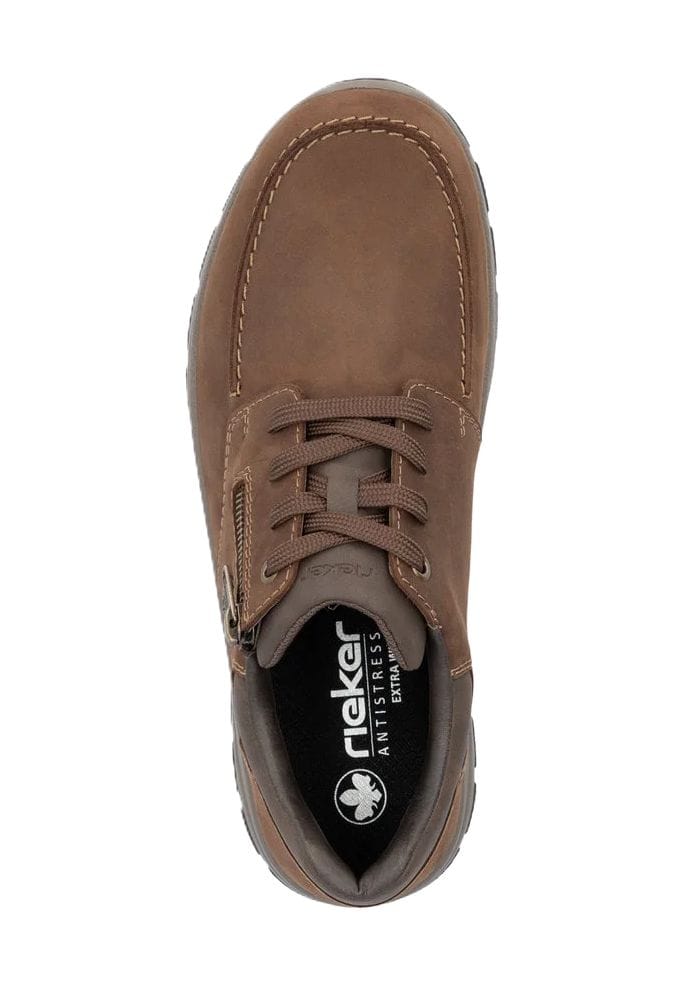 Lässige braune Oxford-Schuhe aus Leder
