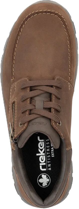 Wasserabweisende Casual Leder-Schnürschuhe