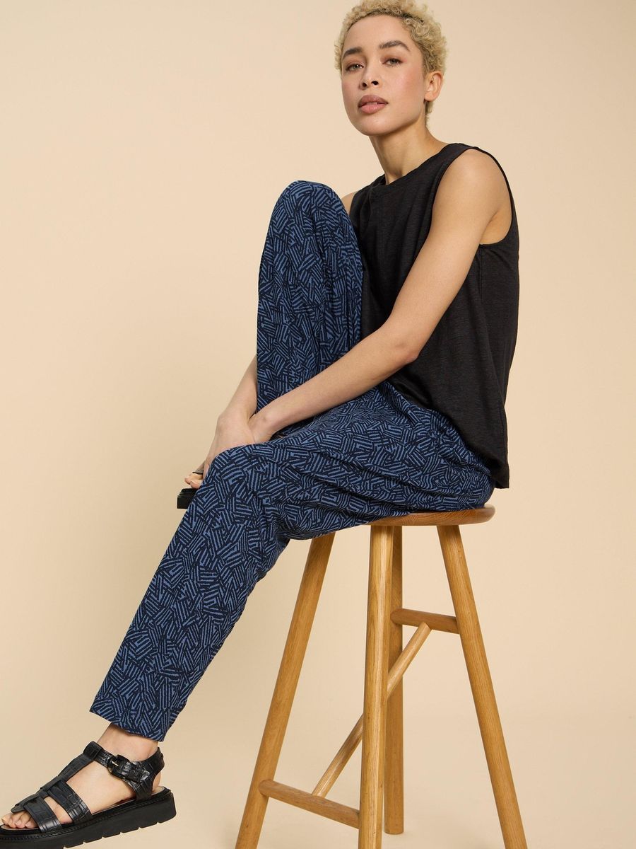 Bedruckte LENZING™ ECOVERO™ Jerseyhose
