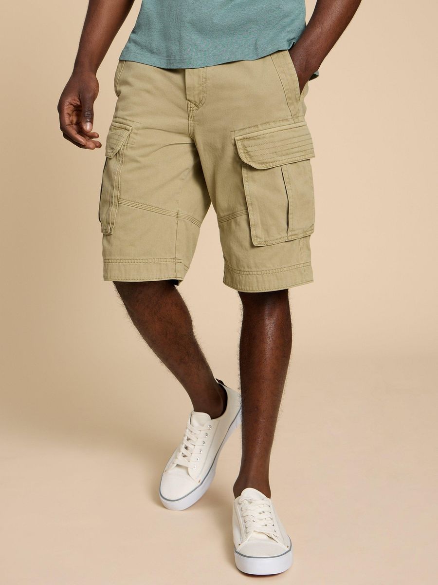 Cargo-Shorts aus Bio-Baumwolle mit lockerer Passform