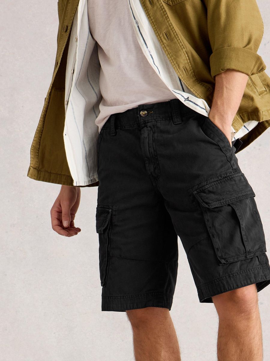 Cargo-Shorts aus Bio-Baumwolle mit lockerer Passform