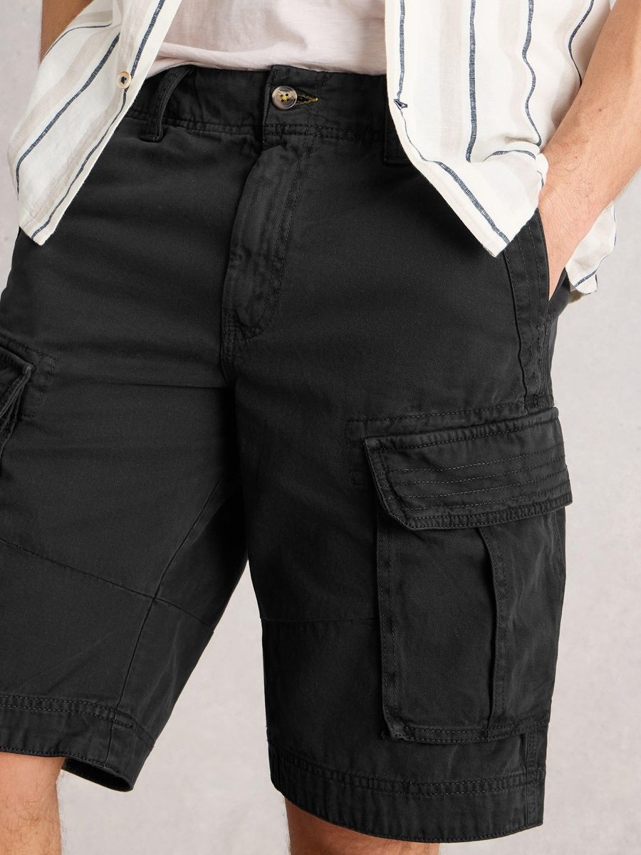 Cargo-Shorts aus Bio-Baumwolle mit lockerer Passform