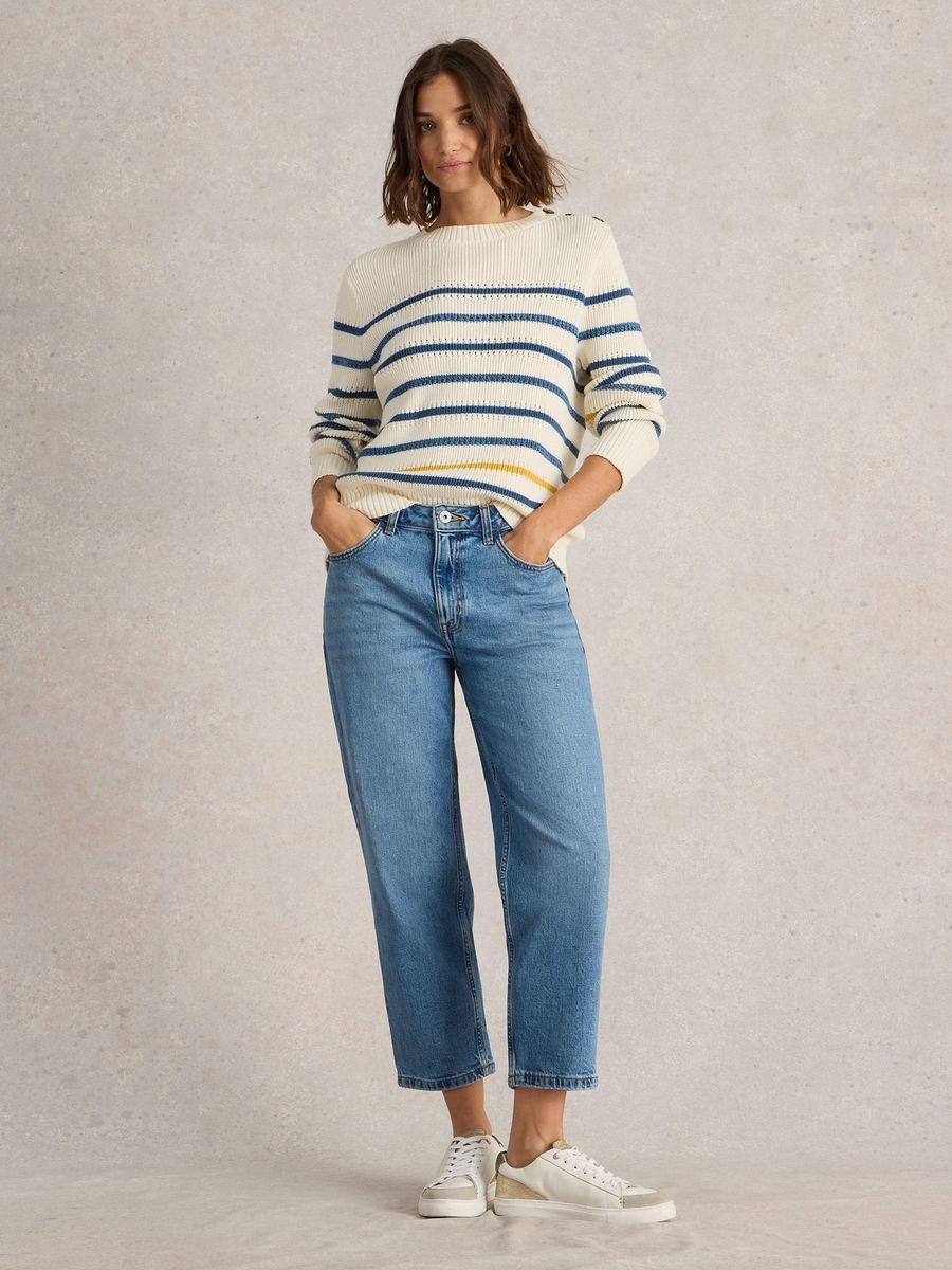 Relaxte Cropped Jeans