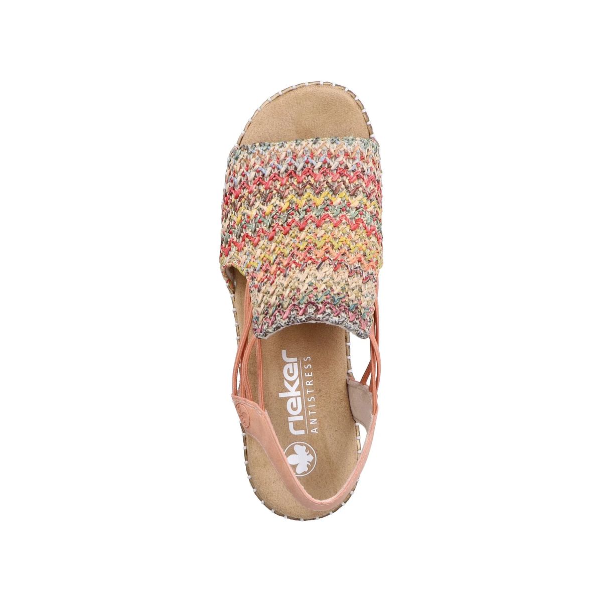 rieker Sandaletten, schockabsorbierend, für Damen, mehrfarbig, 42