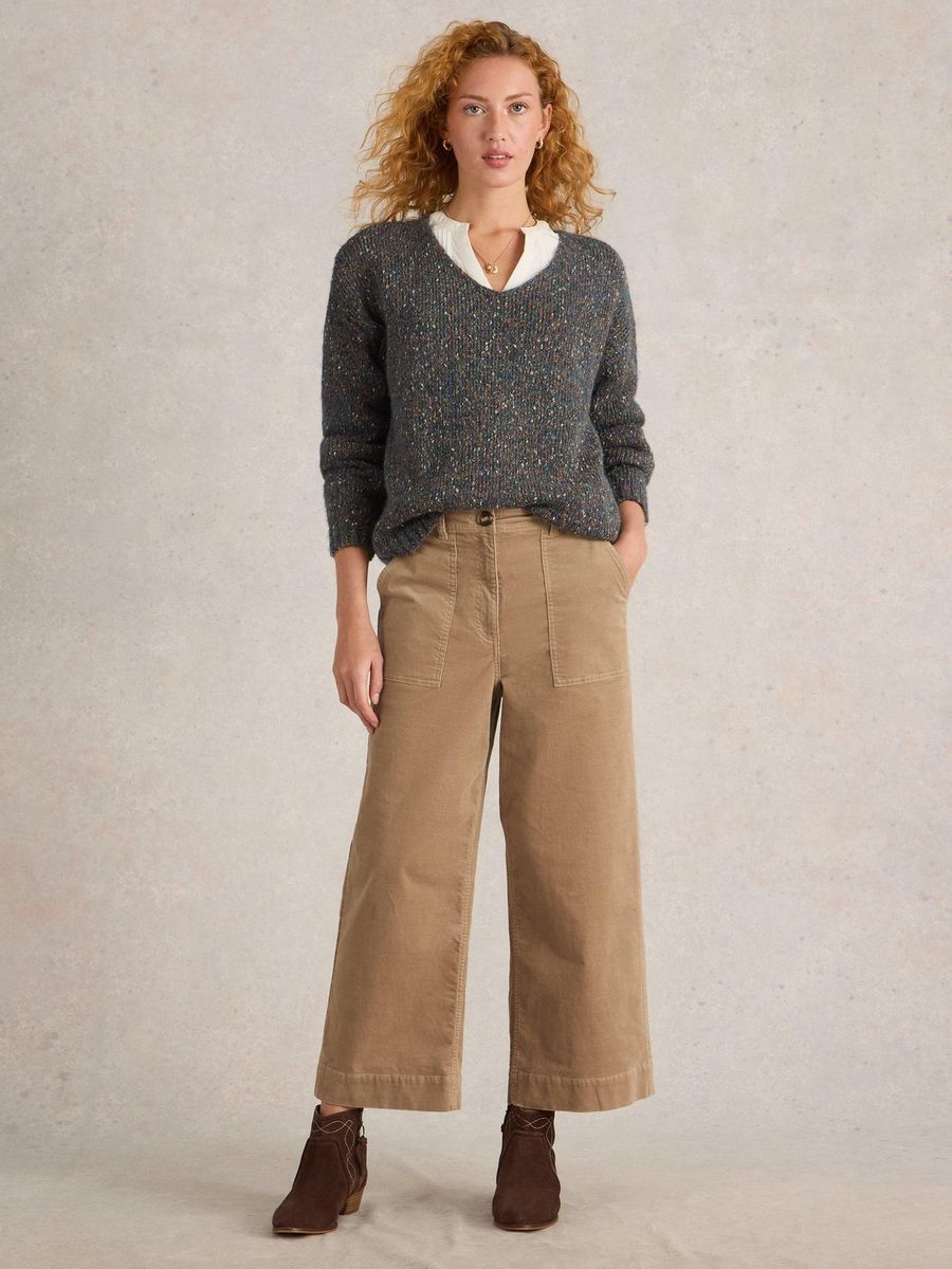 Weite Cord Culottes