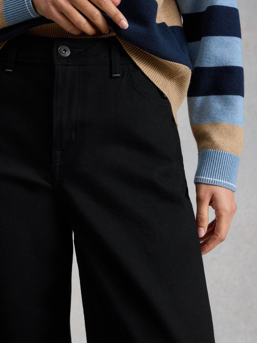 Weite Jeans aus Bio-Baumwolle