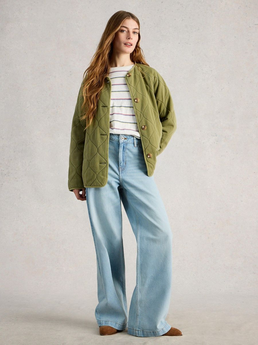 Weite Jeans aus Bio-Baumwolle