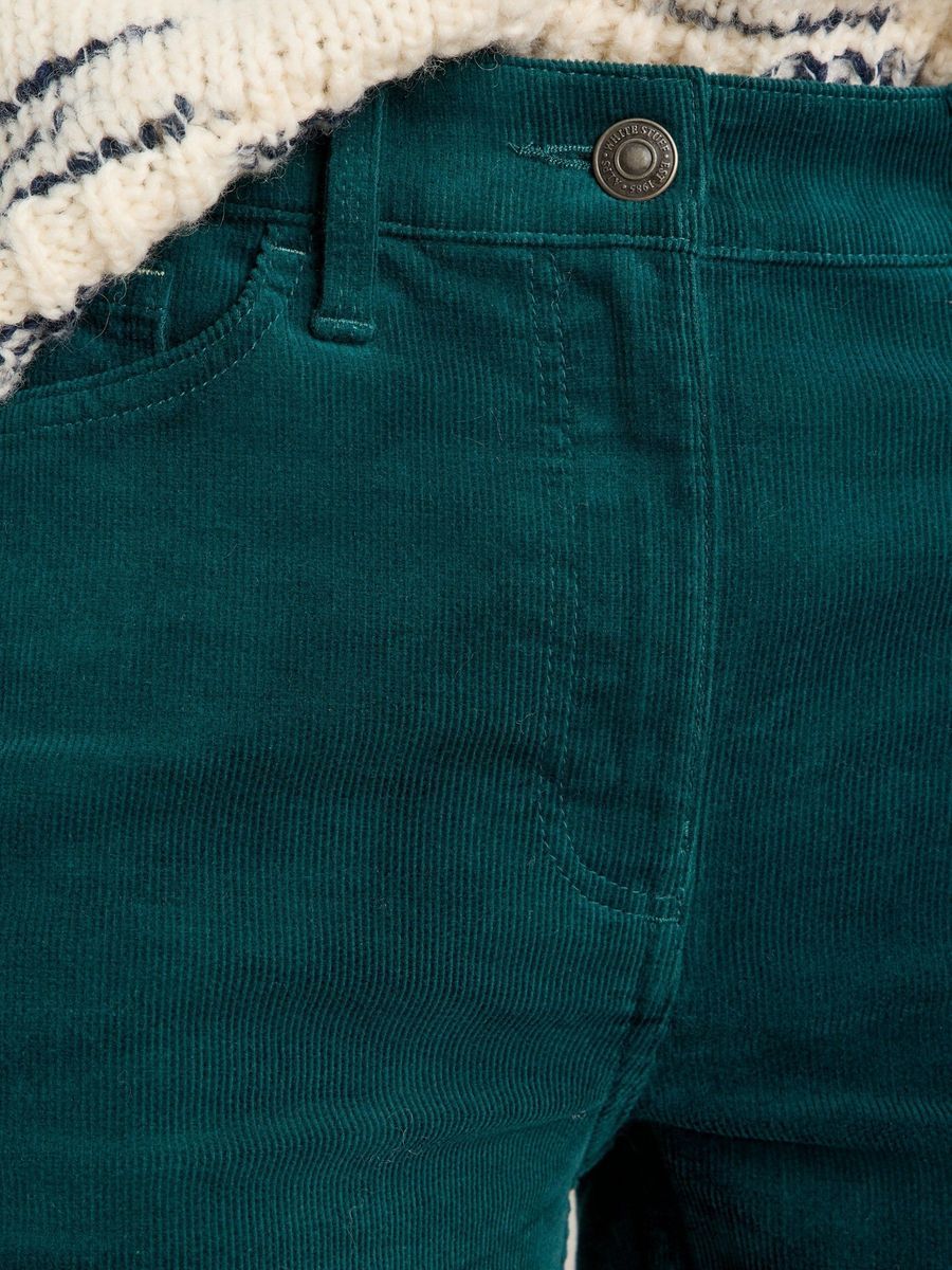 Gerade Kordhose aus Bio-Baumwolle