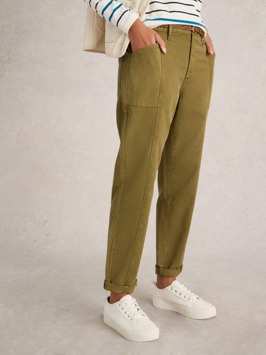 Tapered Utility-Hose aus Baumwolle
