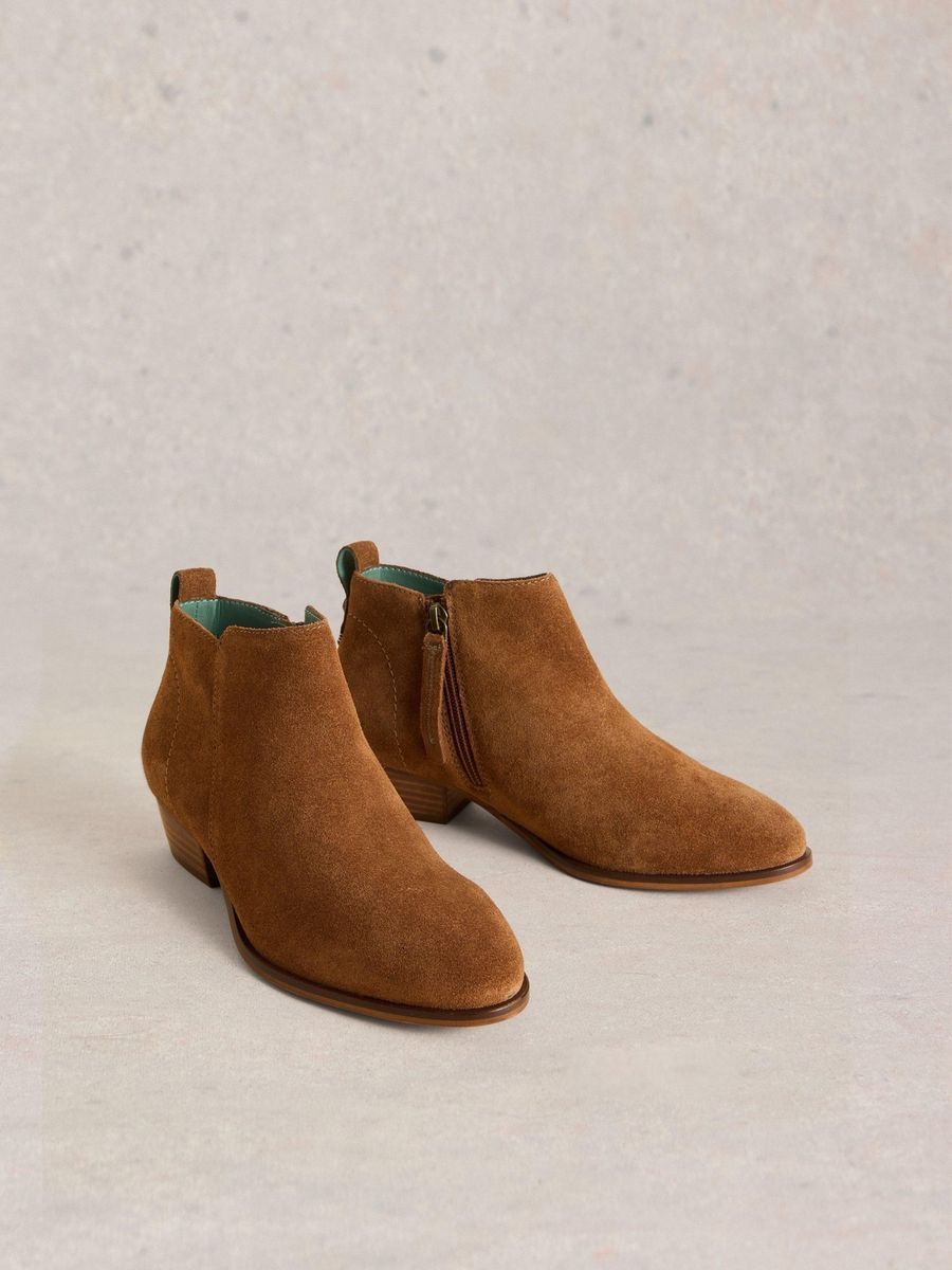 Wildleder-Stiefeletten