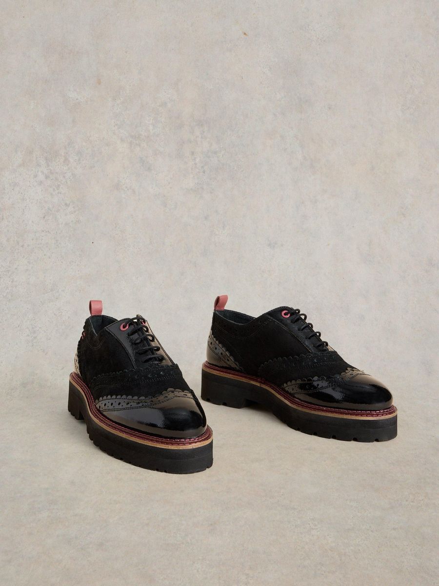 Budapester Halbschuhe mit Plateausohle