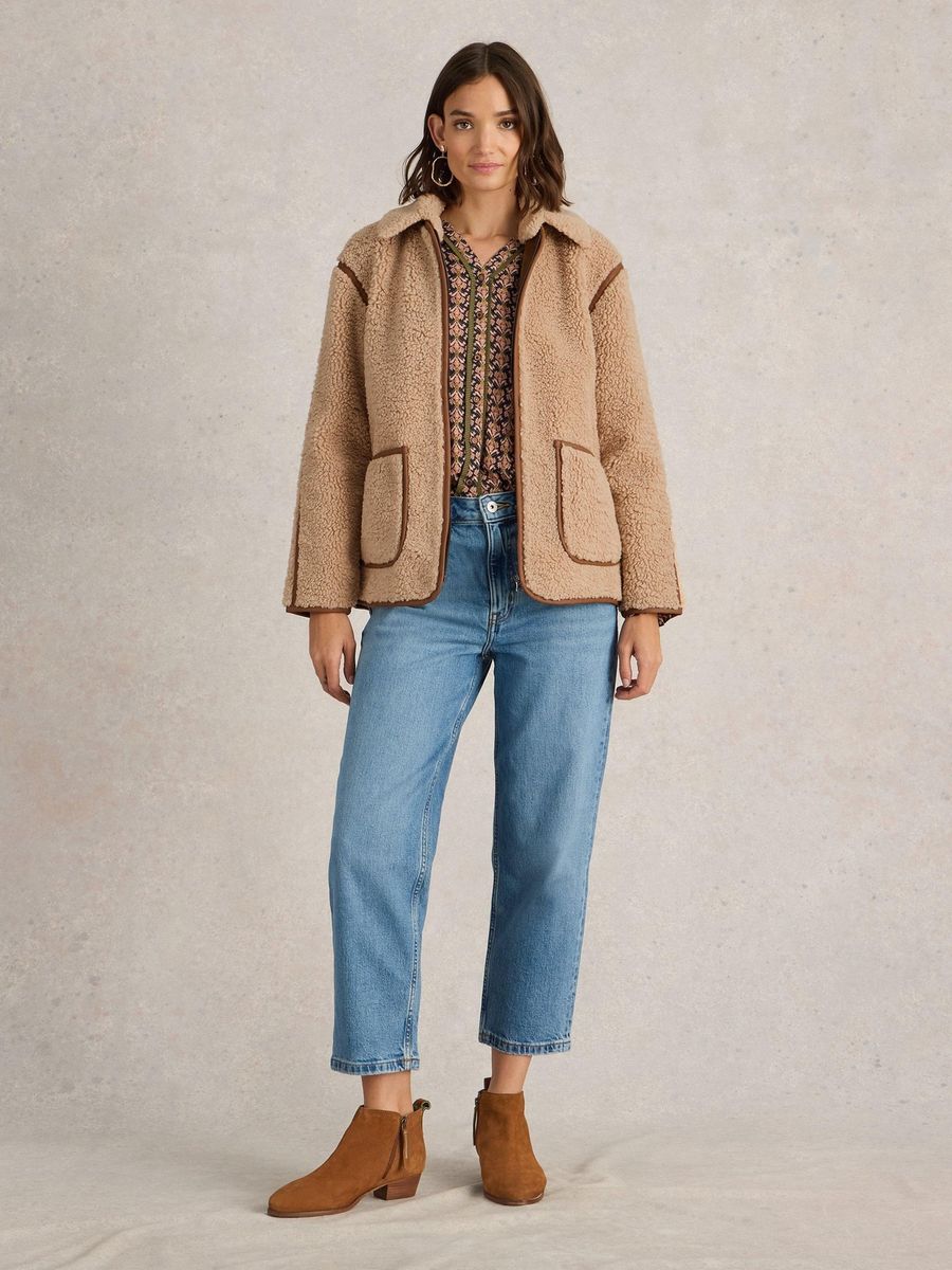 Wildleder-Stiefeletten mit weiter Passform
