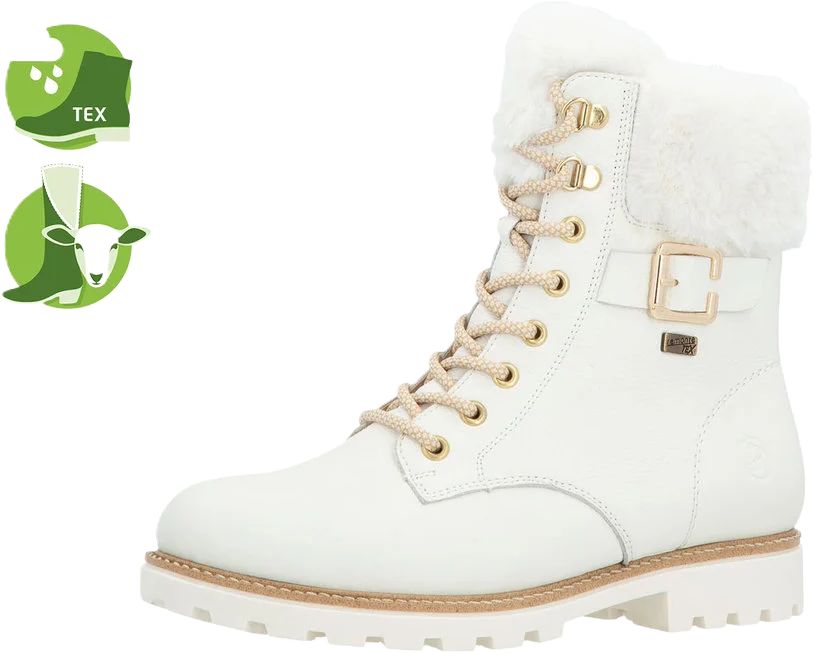 Winter-Lederstiefelette für Damen