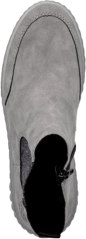 rieker Chelsea Boots, Plateau, Zuglasche, für Damen, grau, 38