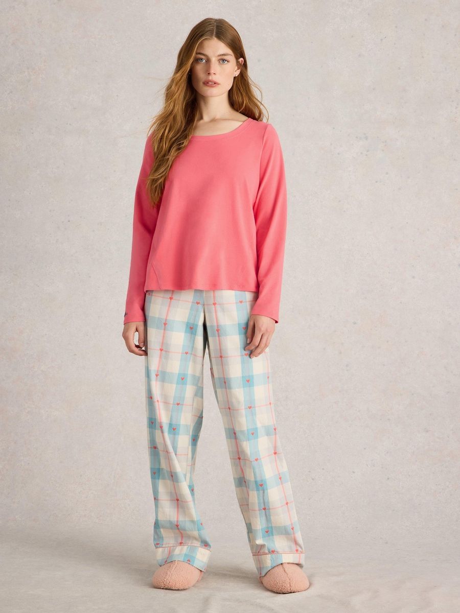 Gemütliches Jersey-Pyjamaoberteil