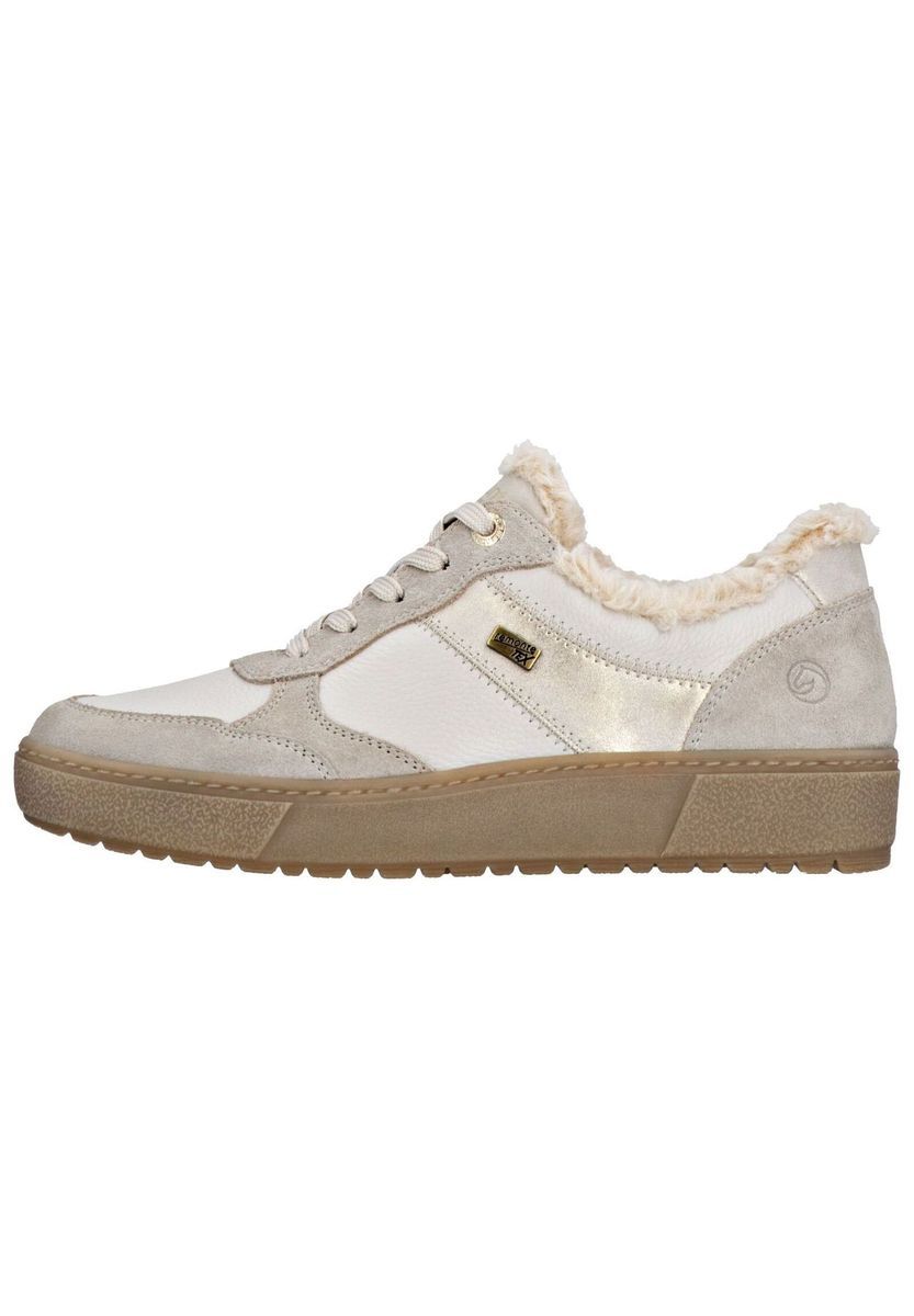 Lässiger Leder-Sneaker Low mit Futter