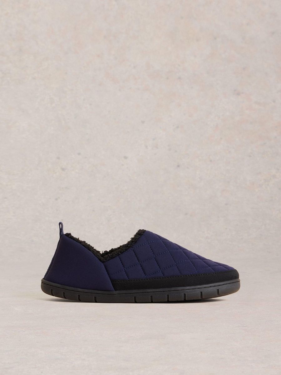 Gesteppte Nylon-Slipper zum Hineinschlüpfen