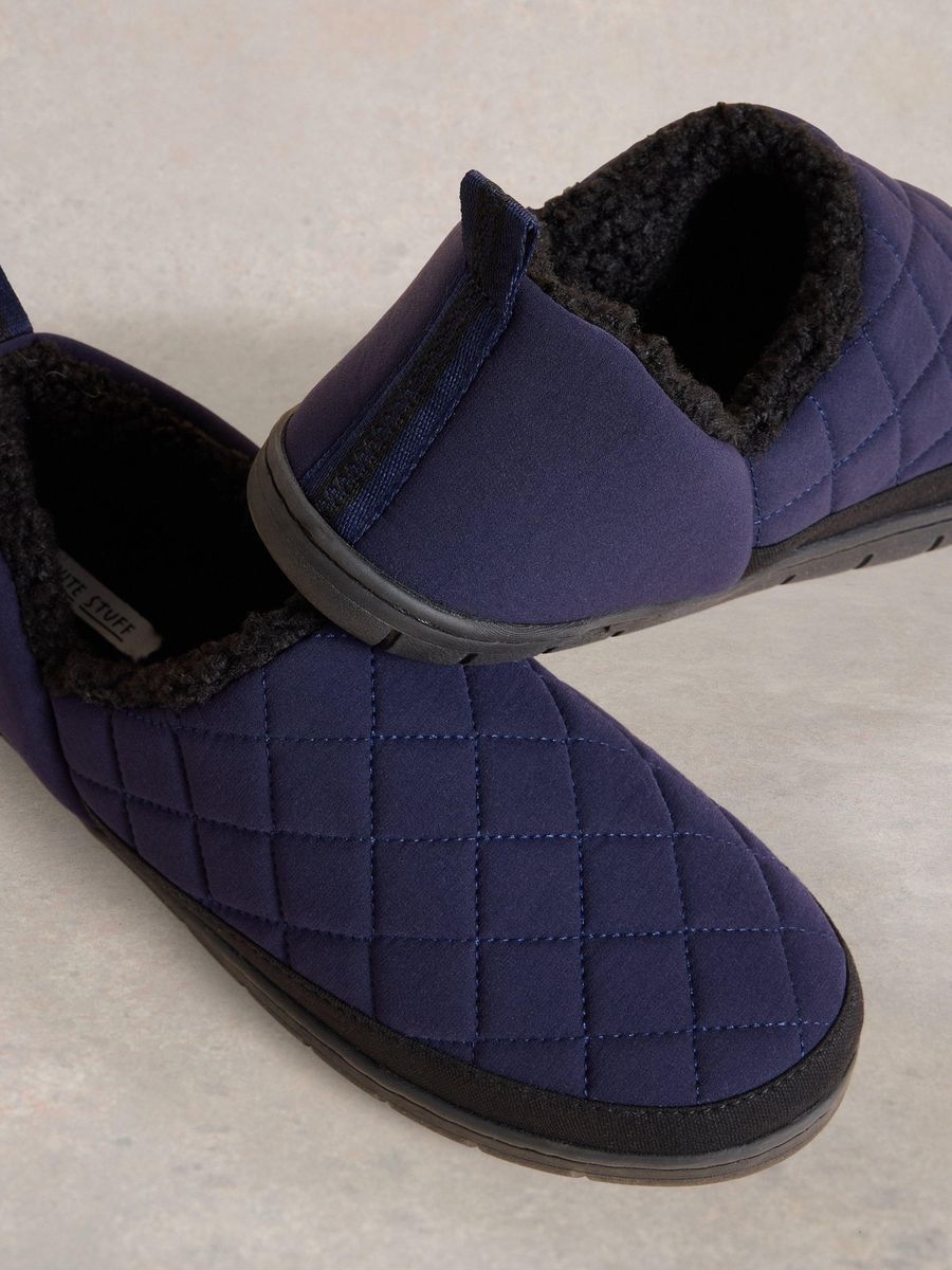 Gesteppte Nylon-Slipper zum Hineinschlüpfen