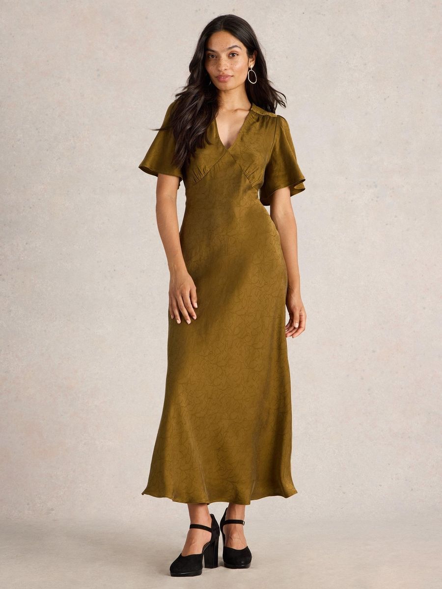 Elegantes Midikleid mit Blumenmuster