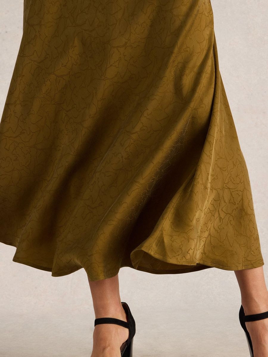Elegantes Midikleid mit Blumenmuster