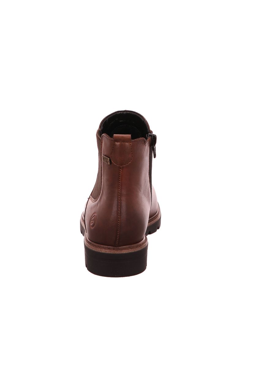 Klassische braune Chelsea Lederstiefelette