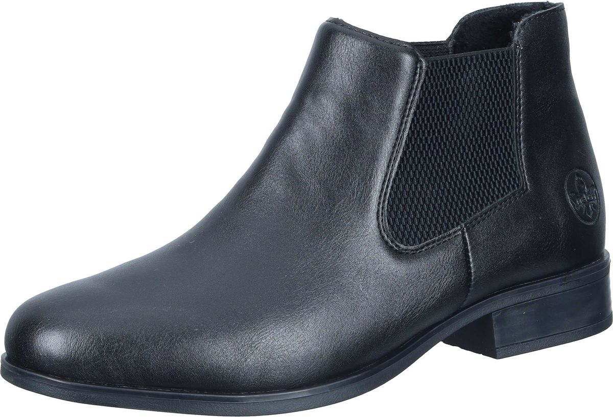 Klassischer schwarzer Chelsea Boot aus Leder