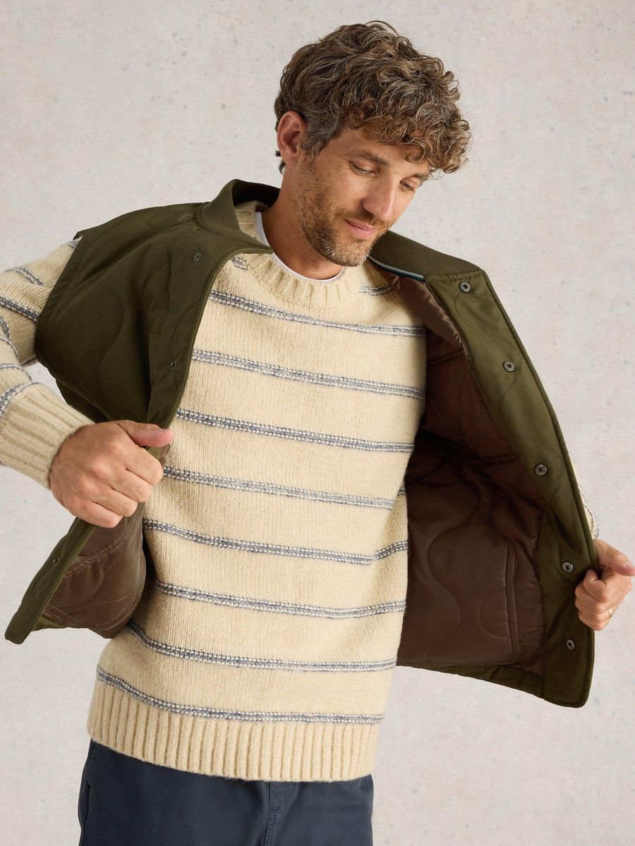 Gesteppte, leichte Weste mit Taschen
