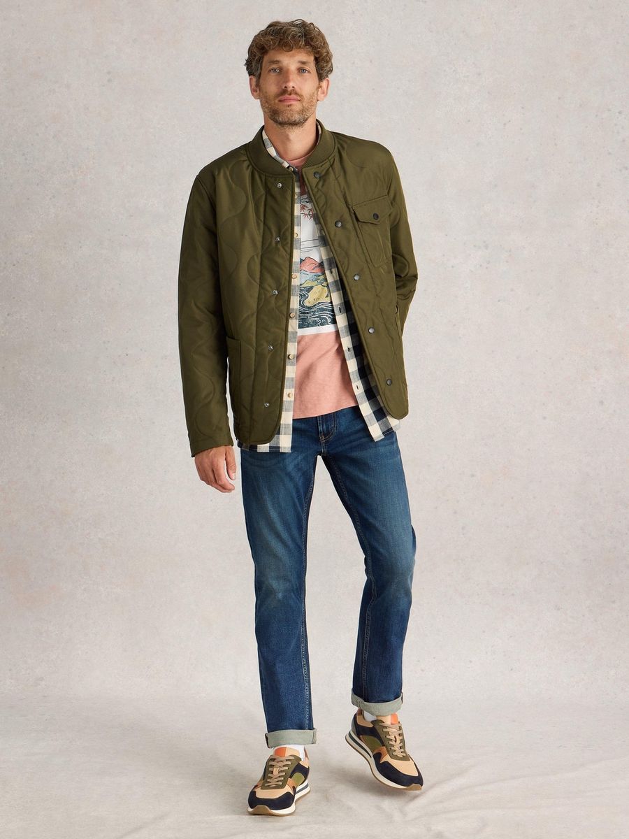 Gesteppte, leichte Jacke mit Taschen