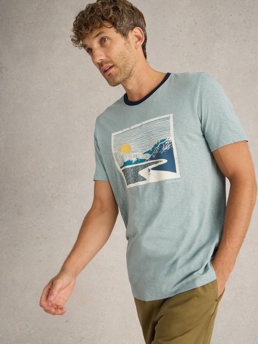 T-Shirt mit Grafikprint und Rundhalsausschnitt