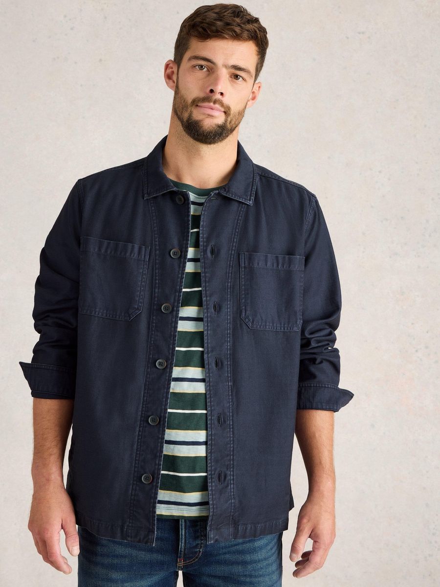 Herren Twill Utility Jacke aus Baumwolle