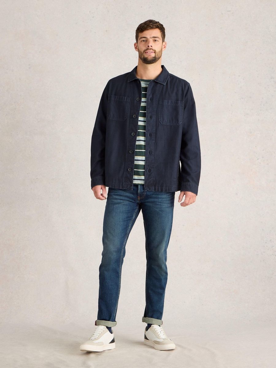 Herren Twill Utility Jacke aus Baumwolle