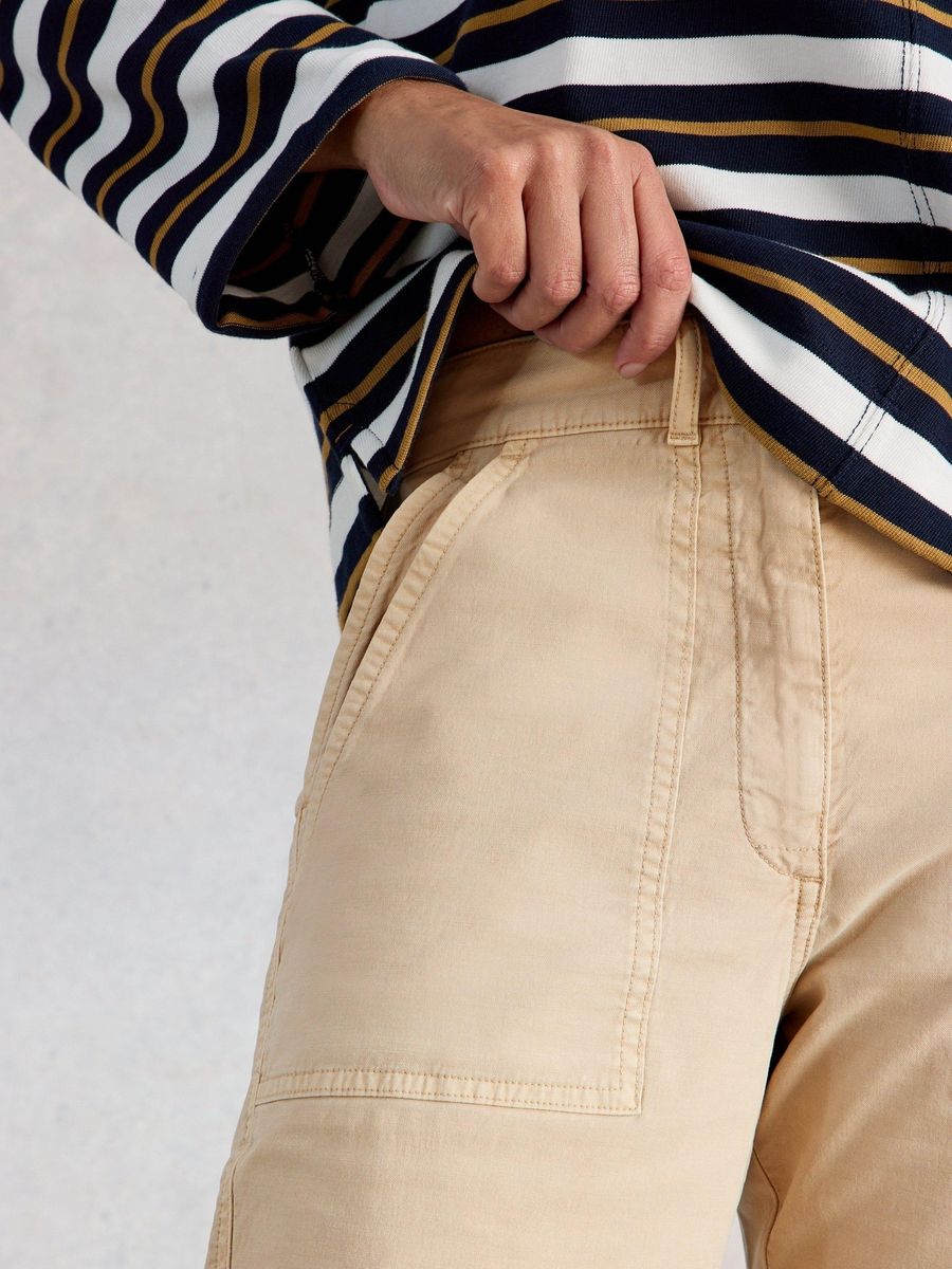 Klassische Chinohose aus Bio-Baumwollmischung