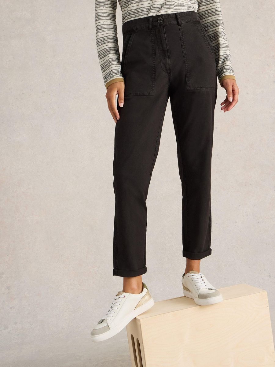Klassische Chinohose aus Bio-Baumwollmischung