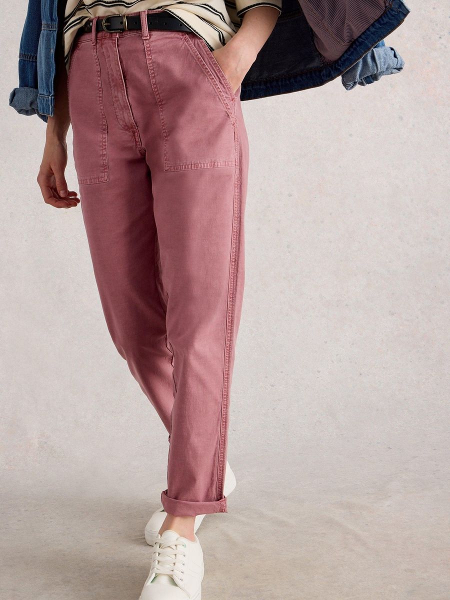 Klassische Chinohose aus Bio-Baumwollmischung