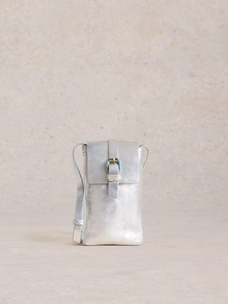 Handytasche Clara aus Leder mit Schnalle