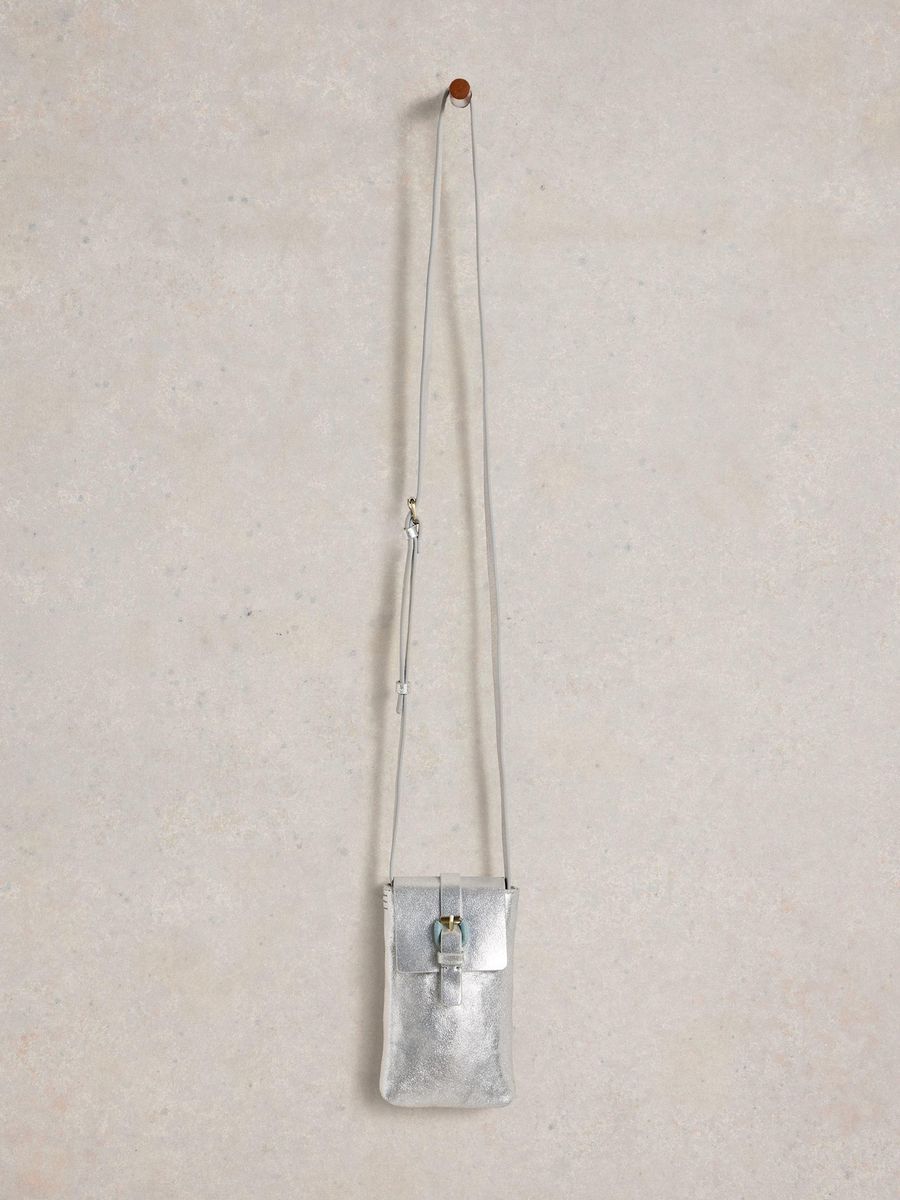 Handytasche Clara aus Leder mit Schnalle