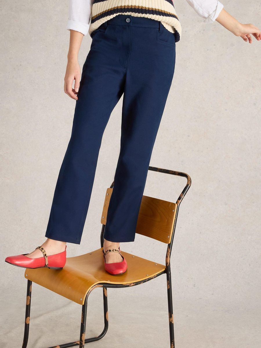 Klassische Hose mit geradem Bein