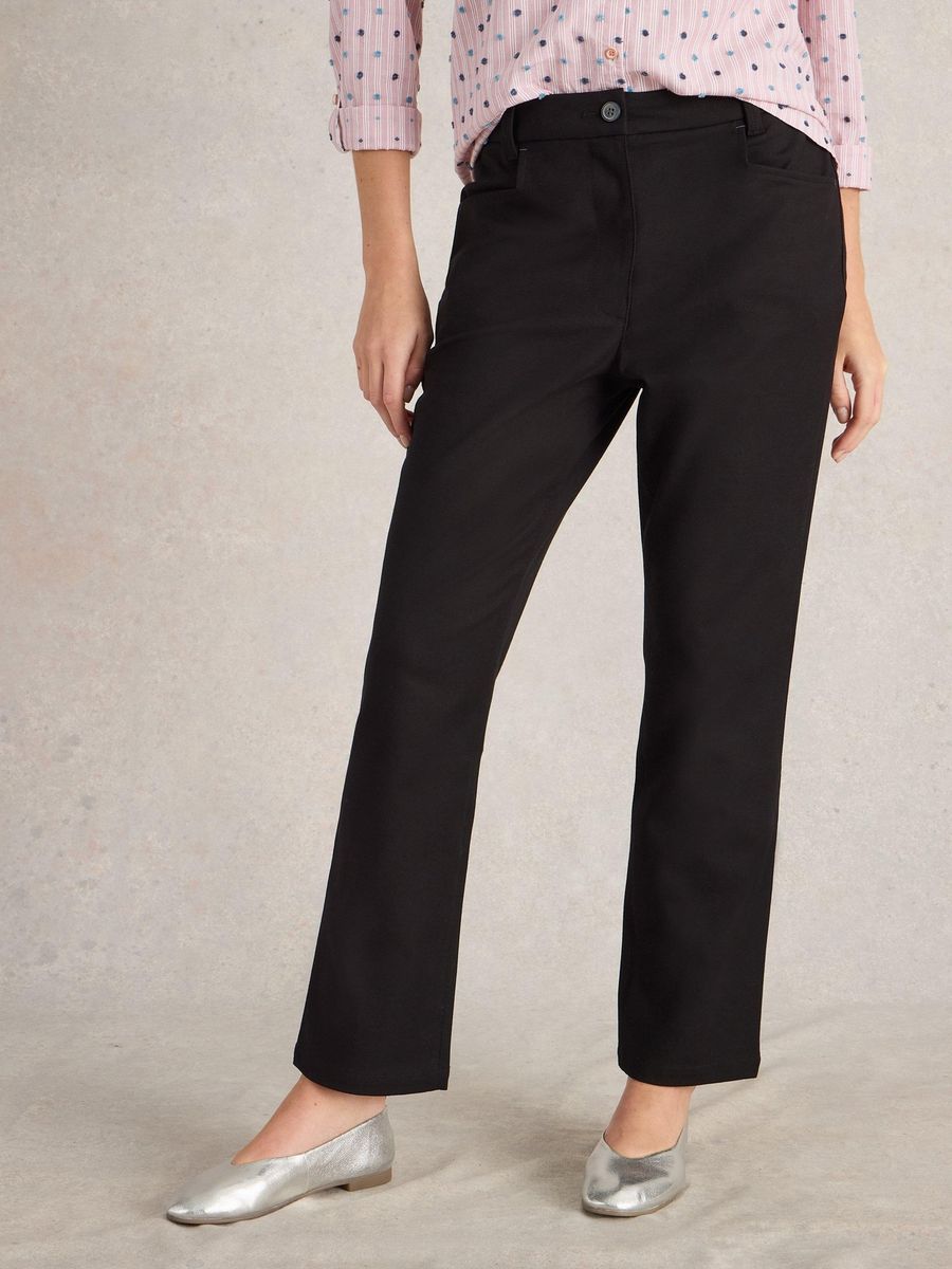 Klassische gerade Stretchhose