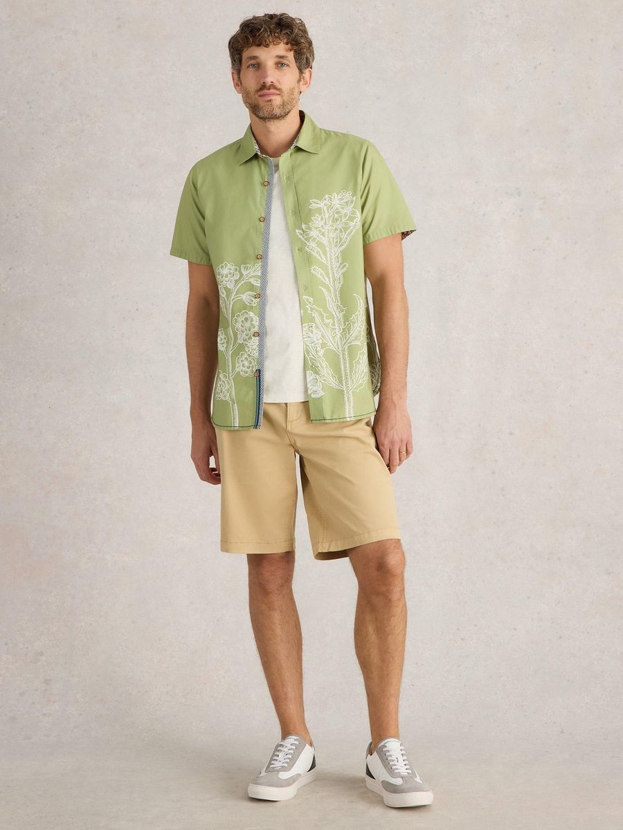 Kurzarmhemd mit floralem Print