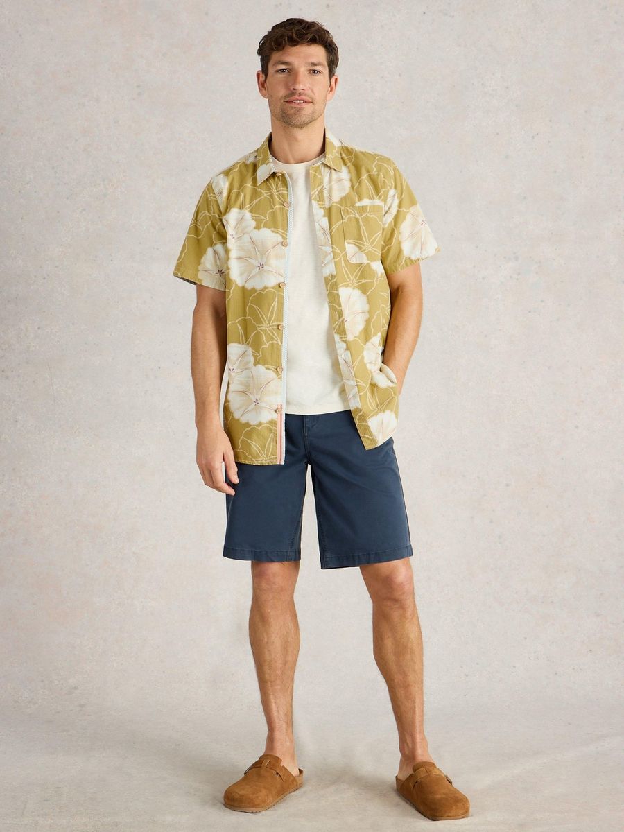 Kurzarmhemd mit floralem Print