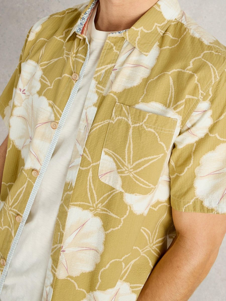 Kurzarmhemd mit floralem Print