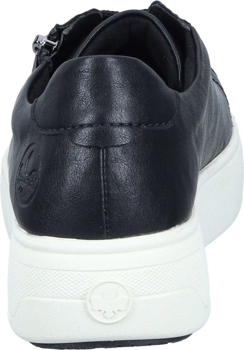 Klassischer Schnür-Sneaker mit Reißverschlussdetail