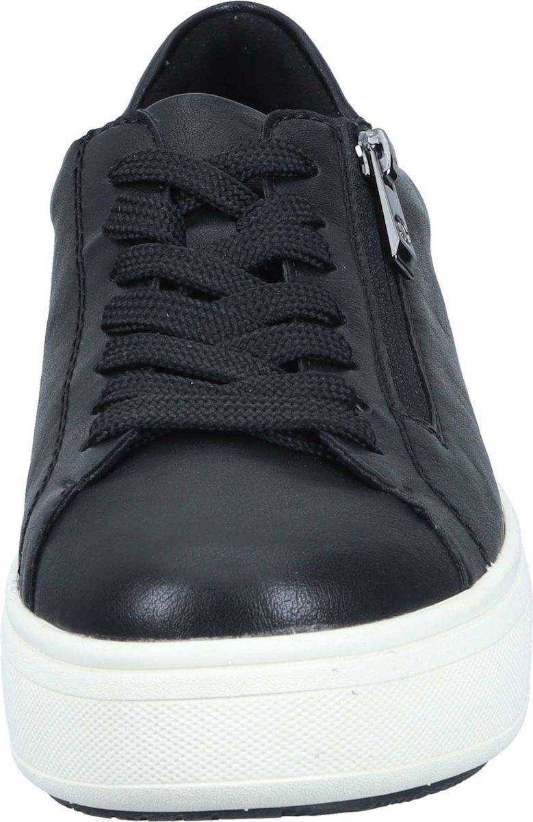 Klassischer Schnür-Sneaker mit Reißverschlussdetail